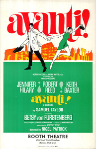 "Avanti!" poster