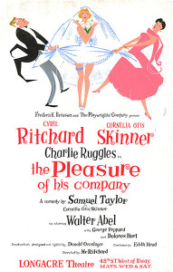 "The Pleasure of His Company" poster